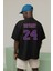 Kobe Bryant Los Angeles Lakers Baskılı Siyah Oversize Unisex Tshirt 1