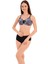 Rukomayo Siyah Çiçek Desenli Omzudan Ayar Askılı Toparlayıcı Model Balenli Lycra Kumaş Bikini 1