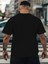 Erkek Tarz Gold Aslan Baskılı T-Shirt Oversize Salaş Boyfirend 3