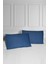 Pamuk Saten Yastık Klıfı 50X70 Indigo 1