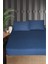 T.k Pamuk Saten Çarşaf Seti 120 cm Indigo 1