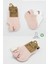 Nessiworld Bistyle 2'li Sneakers Smile Penye Çorap BS20106 Pembe Ekru 5