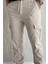 Bel ve Paça Lastikli Kargo Cep Gabardin Erkek Pantolon P-00016774 4