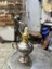 Bakır Gaz Lambası Şamdan Dekoratif Antik Bakır Osmanlı Gaz Lambası Portatif Nostaljik Gaz Lambası Şamdan Beyaz Bakır 1