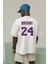Kobe Bryant Los Angeles Lakers Baskılı Beyaz Oversize Unisex Tshirt 1