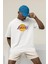 Kobe Bryant Los Angeles Lakers Baskılı Beyaz Oversize Unisex Tshirt 2