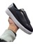 Erkek Deri Sneaker Ayakkabı Siyah 1