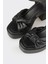 Siyah Galage Kadın Sandalet 4