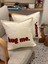 Hug Me - Amor Yazılı Punch Işlemeli 2li Kırlent Kılıfı Seti- 43X43CM - 2li Punch Kırlent Kılıfı Seti 3