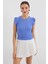 0430 Örme Bluz - B.mavi 1