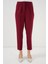 6650 Yüksek Bel Kumaş Pantolon - Bordo 4