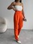 Pantolon Kapalı Cep 3 Düğme Detaylı - Orange 4
