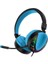 Akz 021 Kablolu Mikrofonlu Işıklı Oyuncu Kulaklığı Rgb Mavi 1