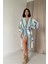 Mavi Desenli Kimono 1