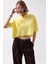 Polo Yaka Crop Dokulu Bluz 4