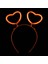 Glow Stick Karanlıkta Yanan Fosforlu Kalp Taç 12 Adet 5