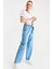 6469 Bol Paça Jeans Pantolon - Mavi 1