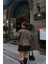 Leopar Desen Crop Ceket Gabardin - Leopar 4