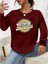 Kadın Uzun Kollu Bisiklet Yaka Viskon Iki Iplik Bluz 1
