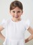 Lcw Kids Beyaz Müslin Pamuklu Kız Çocuk Bluz ve Pantolon 2'li 2