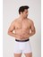 Erkek Boxer 6’lı Paket Siyah&beyaz Esnek Bel Bantlı Black & White Edition 2