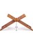 Yakmalı Ahşap Rahle (Büyük Boy - 65 Cm) 2