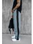 Erkek Şeritli Baggy Fit Teknik Pantolon Gri 3
