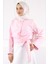 Pembe Bel Bağlamalı Gömlek 1