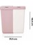 Duo Laundry Çamaşır Sepeti - Pembe / Beyaz - 80 lt 8