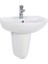 TP150 Yarım Ayaklı Lavabo 40X50 cm (Batarya Delikli) 1