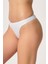 Beyaz Mı Emay 2802 Yapıştırma Lazer Kesim String Külot 3
