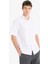 %100 Pamuk Regular Fit Jakarlı Kısa Kollu Gömlek E0476AX25SM 4