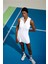 Fit Standart Fit Fermuarlı Dik Yaka Kolsuz Mini Tenis Elbisesi D9320AX25SP 2