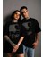 Siyah Oversize Unisex T-Shirt – “nerdesin Nerdesin Ceg?” Yazılı Rap Temalı Baskılı Model 5