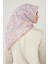 Somon Çiçekli Cotton Eşarp 2