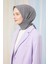 Siyah Çizgili Twill Digital Eşarp 3
