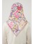 Şeker Pembesi Yonca Desen Soft Cotton Eşarp 4