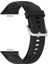 Huawei Watch Fit 4 Pro Kordon, Silicone Sport Band Siyah 1