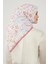 Fuşya Çiçekli Cotton Eşarp 2