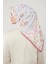 Fuşya Çiçekli Cotton Eşarp 3