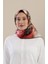 Kırmızı Twill Digital Eşarp 1
