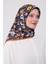 Taba Mine Çiçek Desen Cotton Eşarp 2