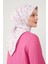 Nude Puantiye Desen Twill Digital Eşarp 1