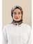 Kahverengi Twill Digital Eşarp 1