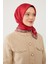 Nar Çiçeği Leopar Desen Twill Digital Eşarp 1