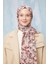 Vişne Yaprak Desen Cotton Şal 1