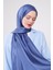 Kot Mavi Brillant Abiye Şal 1