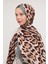 Yeşil Leopar Desen Brand Şal 1