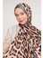 Yeşil Leopar Desen Brand Şal 4