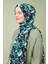 Yeşil Desenli Cotton Şal 3